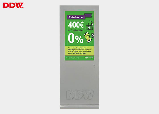 Ecrãs de sinalização digital FCC / RoHS Placas de sinalização digital 700Nits Brilho