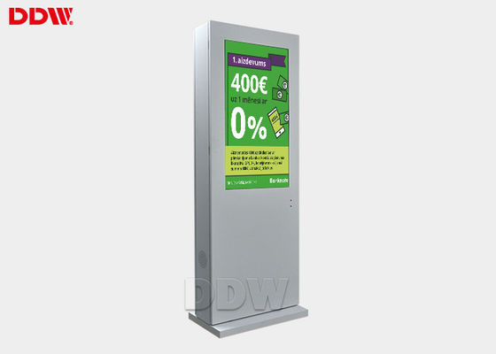 Ecrãs de sinalização digital FCC / RoHS Placas de sinalização digital 700Nits Brilho