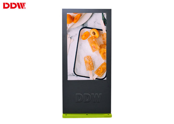Display de quiosque de sinalização digital ao ar livre FHD de 65 polegadas tipo TFT 1920x1080 DDW-AD6501S