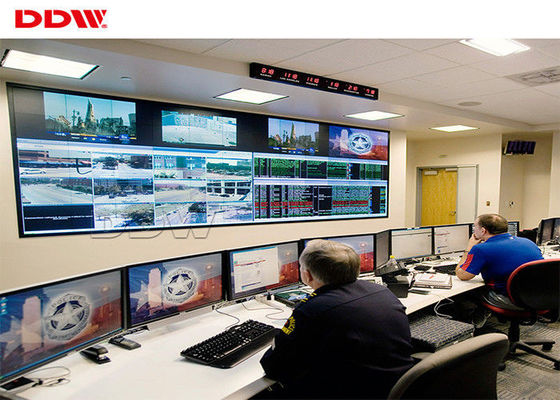 A parede video do LCD curvou a definição video flexível video DDW-LW550HN16 do painel 1080p do lg da parede da parede 500nits da segurança
