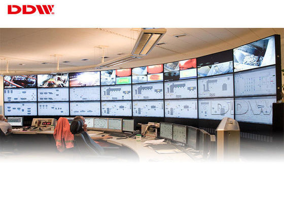 A parede video do LCD curvou a definição video flexível video DDW-LW550HN16 do painel 1080p do lg da parede da parede 500nits da segurança