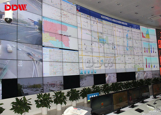 A parede video do LCD curvou a definição video flexível video DDW-LW550HN16 do painel 1080p do lg da parede da parede 500nits da segurança