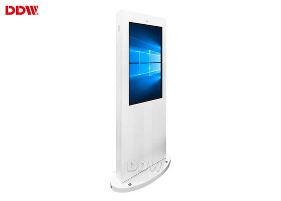 LCD piso digital de sinalização exterior 49 " 2500 Nits Exposição de publicidade