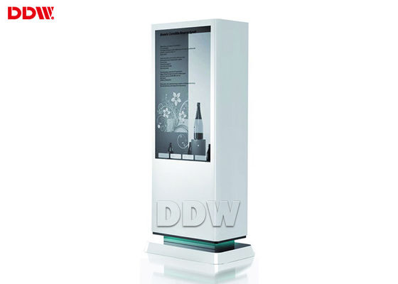 Os cosméticos armazenam o quiosque transparente da exposição do LCD de 43 polegadas com 6 pontos do toque do IR