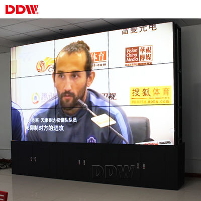 46 moldura ultra estreita video da parede 1.7mm de DDW LCD para o laço do DP do shopping para fora