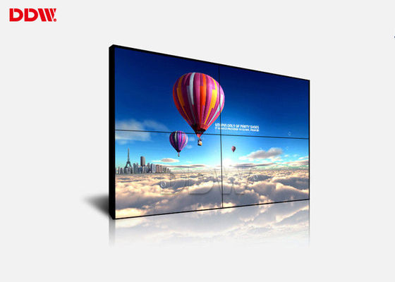 Estrutura flexível 3,5 milímetros de apoio video da parede de DDW LCD uma variedade de portos do sinal