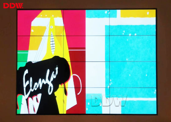 Parede video múltipla fixada na parede da tevê/parede video Frameless multi cor