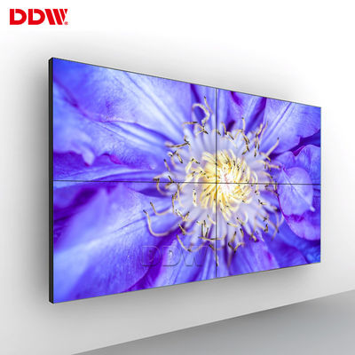 Painéis LCD video sem emenda da parede 55 polegadas laço de um DP de 3,5 milímetros no laço para fora do contraste alto