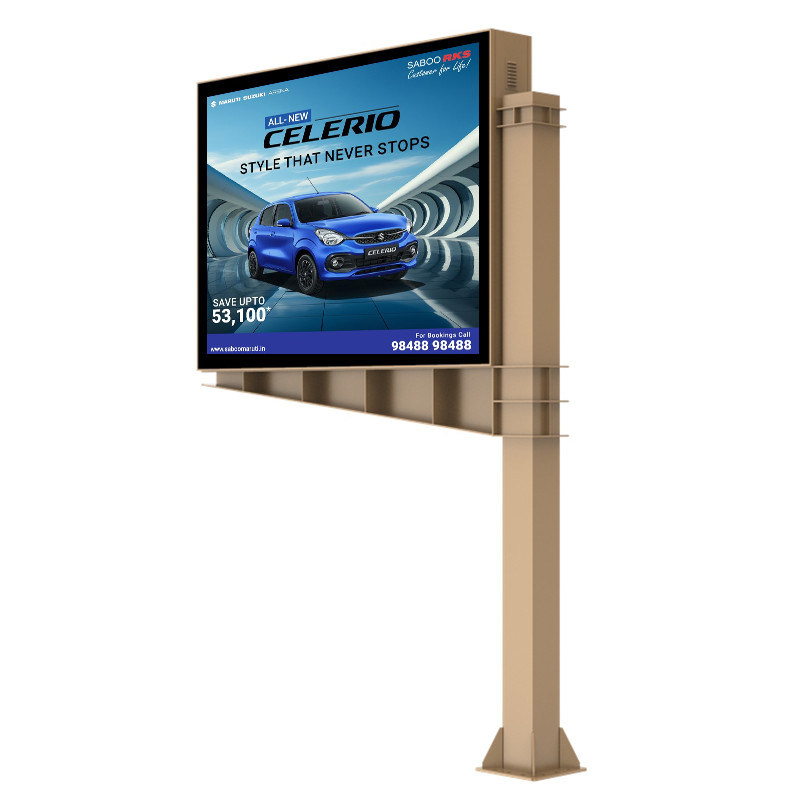 Instalação fácil 8000nits IP65 p6 ecrã digital LED outdoor publicity billboard