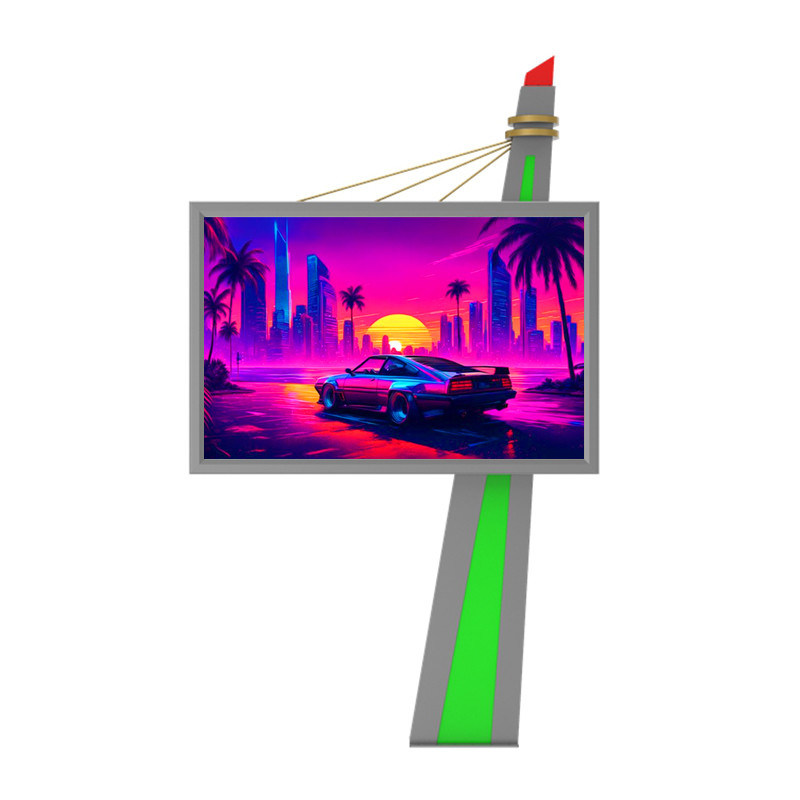 Instalação fácil P6 aço 8000nits visualização à prova d'água publicidade exterior led outdoor